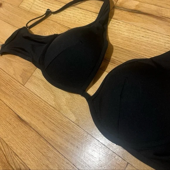 NWOT padded bikini top - black - Picture 6 of 10